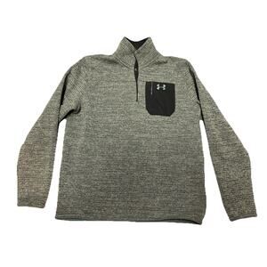 Under Armour Coldgear Polartech Pocketed Fleece Pullover Mens Large